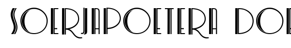 Soerjapoetera Doea font preview